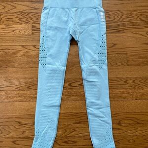 Gymshark Energy Seamless High Waisted Leggings - Sky Blue